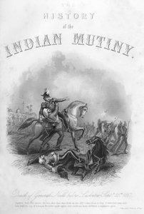 Tod von General Neill vor Lucknow, 25. September 1857, um 1860