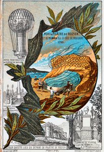 Tod von Pilâtre de Rozier und Romain, 1785 1890er Jahre