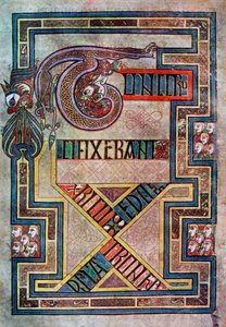 Geschmückte Seite, 800 n. Chr., 20. Jahrhundert