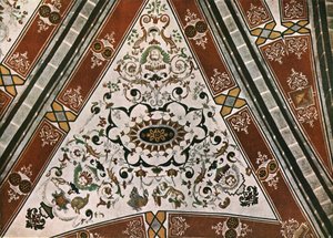 Dekoration in der Kirche Saint-Martin, Lutry, Waadt, Schweiz, 1928