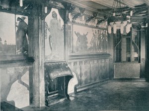 Dekorationen für ein Musikzimmer von Fritz Erler, um 1899