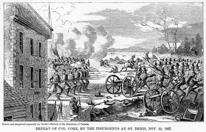 Niederlage von Oberst Gore durch die Aufständischen in St. Denis, 22. November 1837, 1877