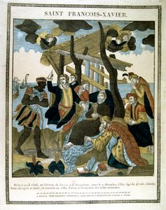 Darstellung von St. Franz Xaver, Missionar, der den Jesuitenorden gründete