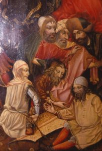 Detail der Kreuzigung, Frankfurt, Westdeutschland, 1430