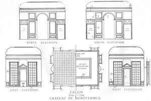 Details der Salons, Schloss Montfermeil, Paris, 1924 von Unbekannt