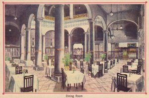 Speisesaal - Hotel Florida - Havanna - Kuba, ca. 1910