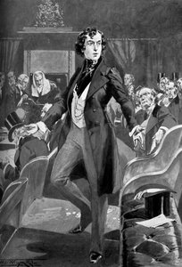 Disraelis erste Rede im House of Commons, 19. Jahrhundert, ca. 1905