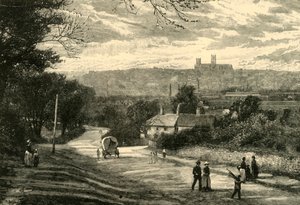 Entfernter Blick auf Lincoln