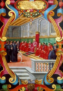 Doge von Venedig und sein Rat von Unbekannt