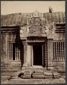 Türdurchgang durch ein inneres Gehege, Angkor Wat, Kambodscha, um 1880