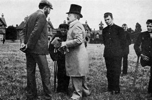 Dr. Barnardo in einem seiner Heime, 1905, 1951 von Unbekannt