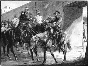 Dr. Brydon erreicht Jelalabad mit Nachrichten über britische Todesfälle, Erster Anglo-Afghanischer Krieg, 1842