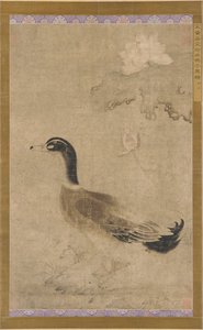 Ente und Lotusblumen, Yuan-Dynastie, 1279-1368 von Unbekannt