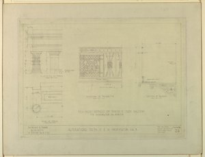 Zeichnung, Änderungen an 14 15 16 Washington Square North, Skizze Nr. 24 von Unbekannt