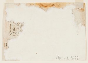 Zeichnung, Seite eines Skizzenbuchs; Apollo und Aurora von Unbekannt
