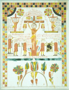 Zeichnung der Kreuzigung, 1800 von Unbekannt