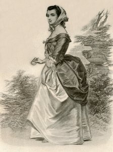 Kleid einer jungen Dame aus Virginia, um 1775, 1937