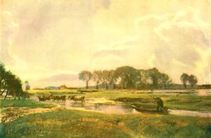Die Kühe treiben, Hampshire, 1892, ca. 1902