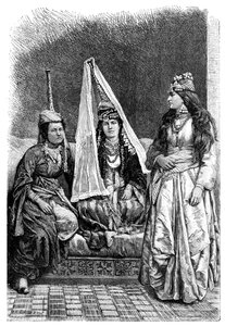 Druze Prinzessin und Dame des Libanon, 1895 von Unbekannt