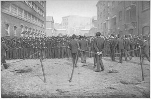 Eifrig bei der Arbeit, London, um 1900-1901 von Unbekannt