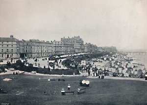 Eastbourne - Gesamtansicht vom Wish Tower, 1895