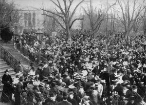 Ostereierrollen, Das Weiße Haus, Washington DC, USA, 1908 von Unbekannt