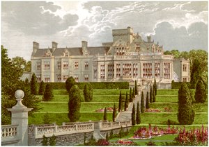 Easton Hall, Lincolnshire, Heimat von Baronet Cholmeley, um 1880 von Unbekannt