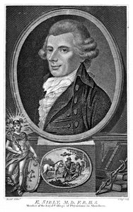 Ebenezer Sibly, britischer Astrologe und Arzt, spätes 18. Jahrhundert von Unbekannt