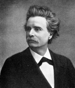 Edvard Hagerup Grieg, 1843-1907, norwegischer Komponist und Pianist, 1909 von Unbekannt
