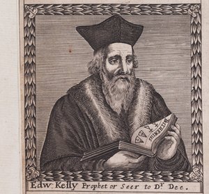 Edward Kelley aus: Die Ordnung der Inspirati, 1659 von Unbekannt