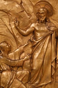 Eglise de la Madeleine - Tabernakel Detail - Jesus Christus und Maria Magdalena - Paris, Paris