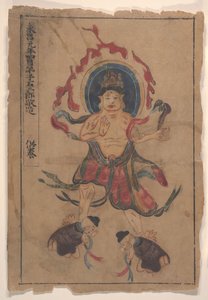 Acht buddhistische Gemälde von Unbekannt