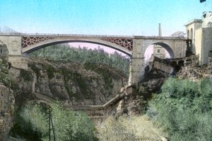 El-Kantara-Brücke, Constantine, Nordost-Algerien von Unbekannt