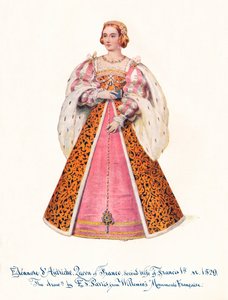 Eleanor von Österreich, Königin von Frankreich, zweite Frau von Franz I., 1911 von Unbekannt