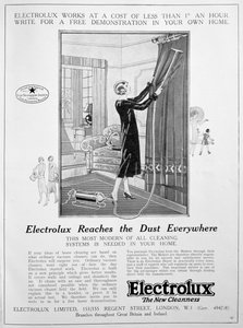 Electrolux Staubsauger Werbung, 1924 von Unbekannt