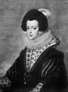 Elisabeth von Bourbon, Ehefrau von König Philipp IV. von Spanien, ca. 1630 1901 von Unbekannt