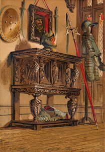 Elisabethanisches Sideboard oder Hofschrank, um 1845 von Unbekannt
