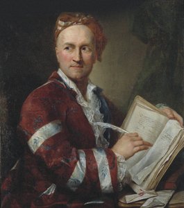 Emer de Vattel Porträt des Neuenburger Gelehrten, ca. 1760 von Unbekannt