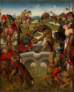 Kaiser Heraklius tötet den König von Persien, 1460-1480 von Unbekannt