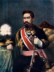 Kaiser Meiji von Japan, spätes 19. - frühes 20. Jahrhundert