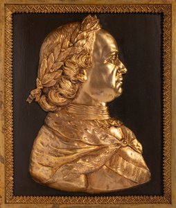 Kaiser Peter I der Große Basrelief