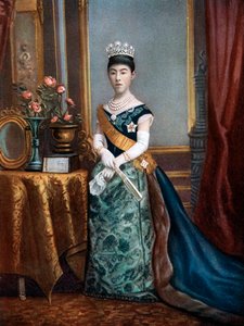 Kaiserin Shoken, Kaiserin von Japan, spätes 19. - frühes 20. Jahrhundert