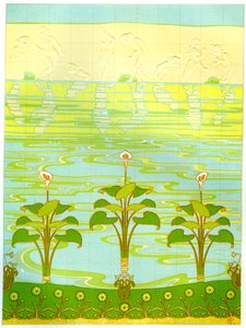 Emaillierte Badezimmerfliesen, 1898