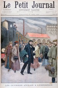 Engländer besuchen die Weltausstellung von 1900, Paris, 1900 von Unbekannt