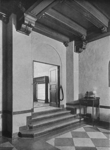 Eingang zum südöstlichen Speisesaal, das Fraternity Clubs Gebäude, New York City, 1924