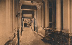 Eingang zur kubanischen Botschaft in Brüssel, Belgien, 1927