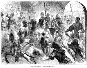 Einzug von Heinrich und Eleonore in Winchester