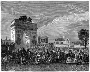 Einzug der Nationalgarde in Paris nach dem preußischen Feldzug, 1807, 1882-1884 von Unbekannt