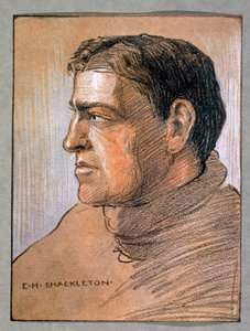 Ernest Shackleton, britischer Entdecker, ca. 1909