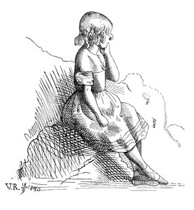 Radierung von Königin Victoria, 1840, 1900